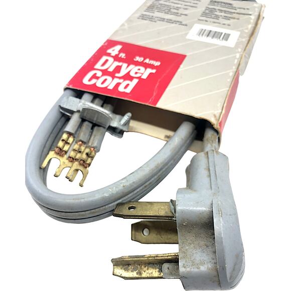 Electricord 4ft 30 Amp 125/250V Power Supply Dryer Cord *NEW* - Picture 3 of 6